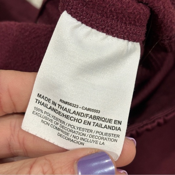 Nike Women's Therma Training Pants Burgundy/White Dri-Fit (867372-669) Size M - Picture 7 of 13